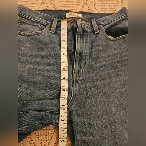 Madewell Size 28 Baggy Straight Jeans - Picture 3 of 7